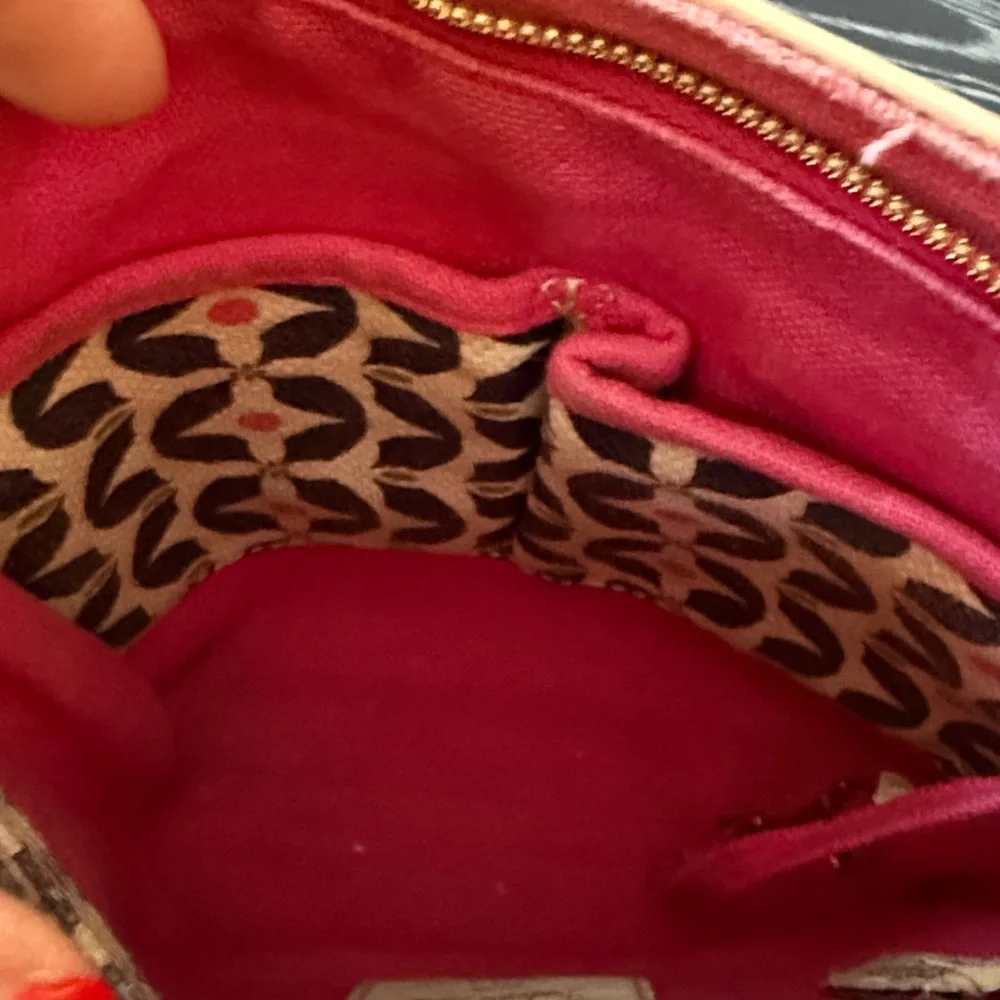 Spartina 449 Maritime Crossbody Purse Matching Wristlet Wallet Pink Navy - Picture 6 of 16